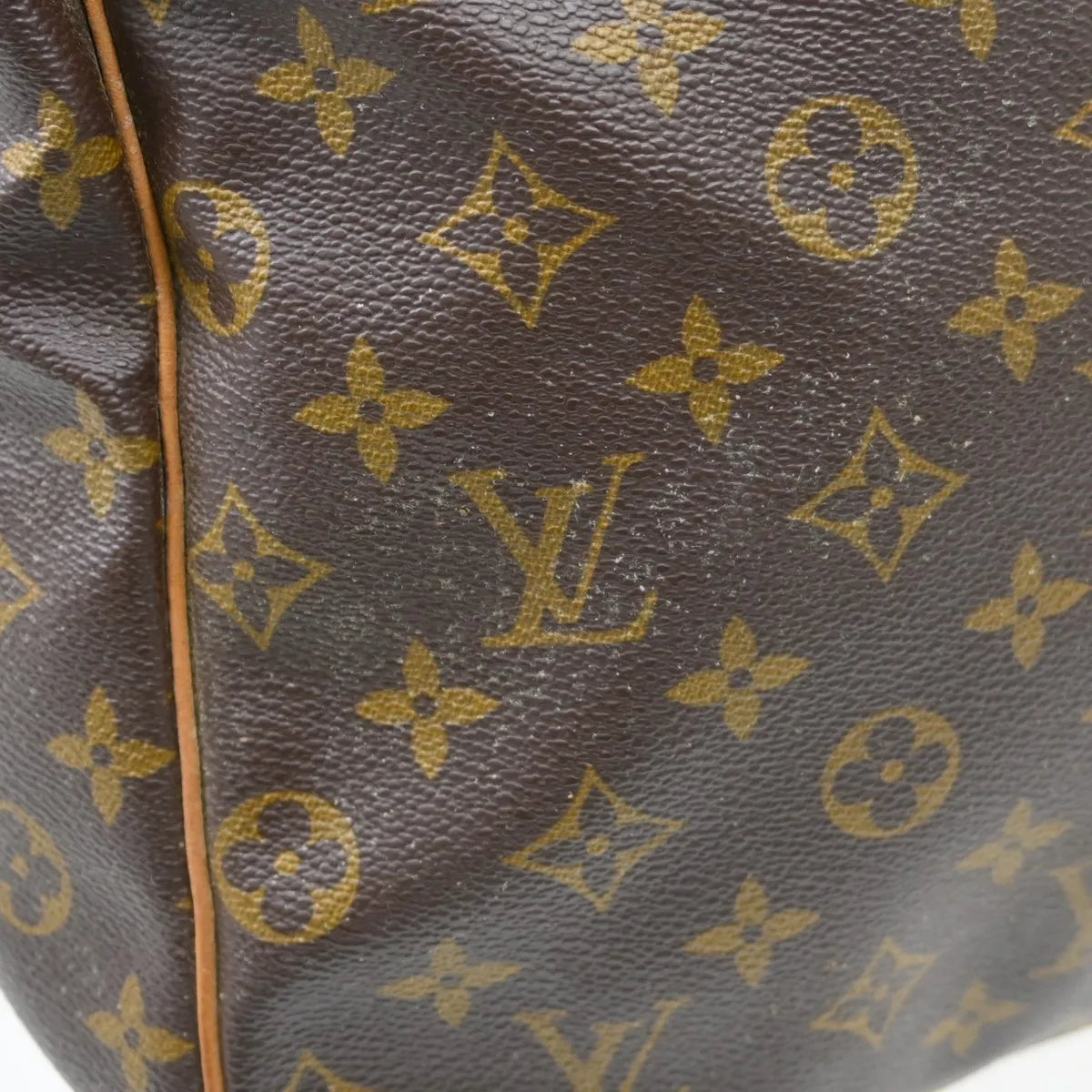 Louis Vuitton Keepall Bag Monogram Canvas Brown Canvas Travel Bag Bag (Pre-Owned)