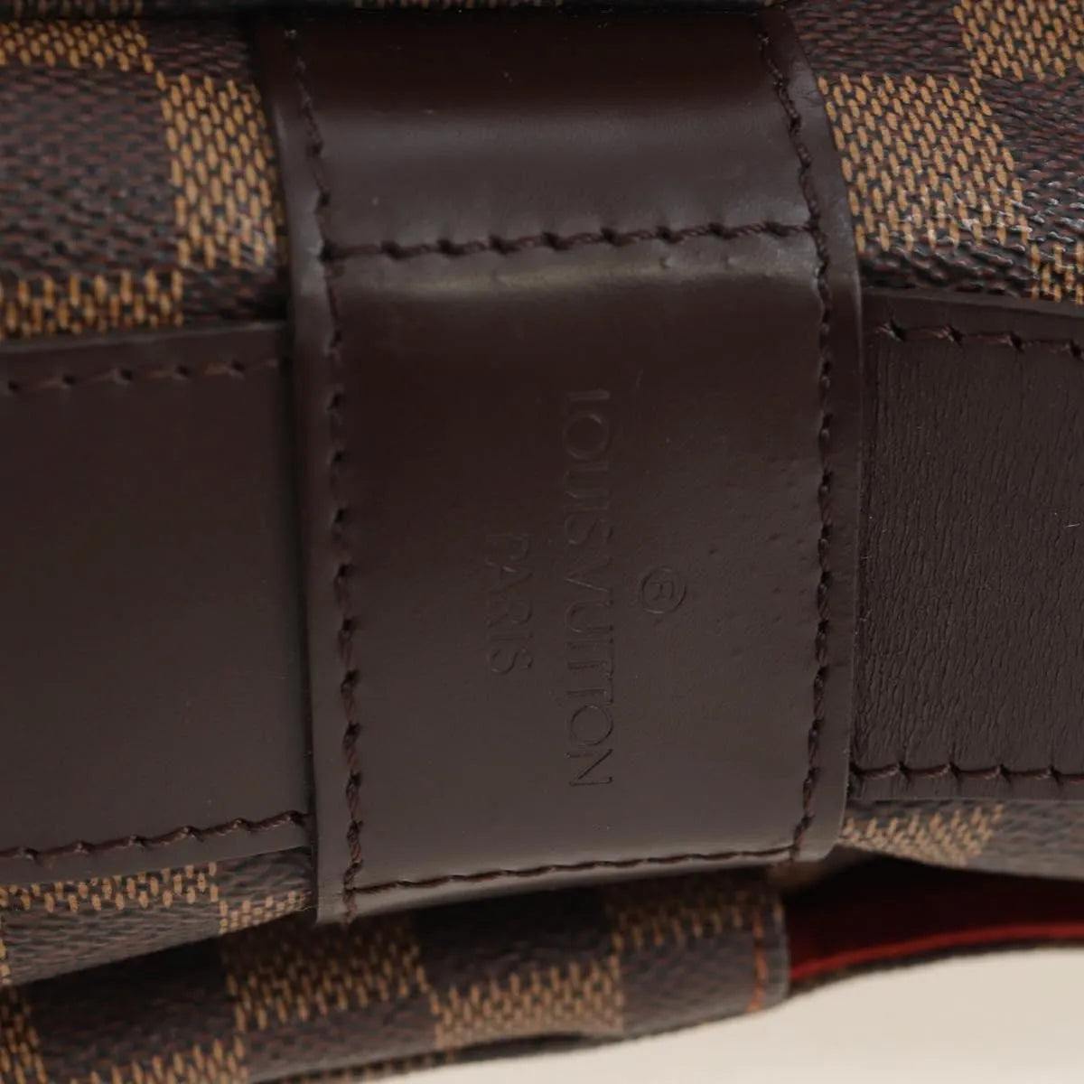 Louis Vuitton Naviglio Damier Brown Canvas Shoulder Bag Bag (Pre-Owned)