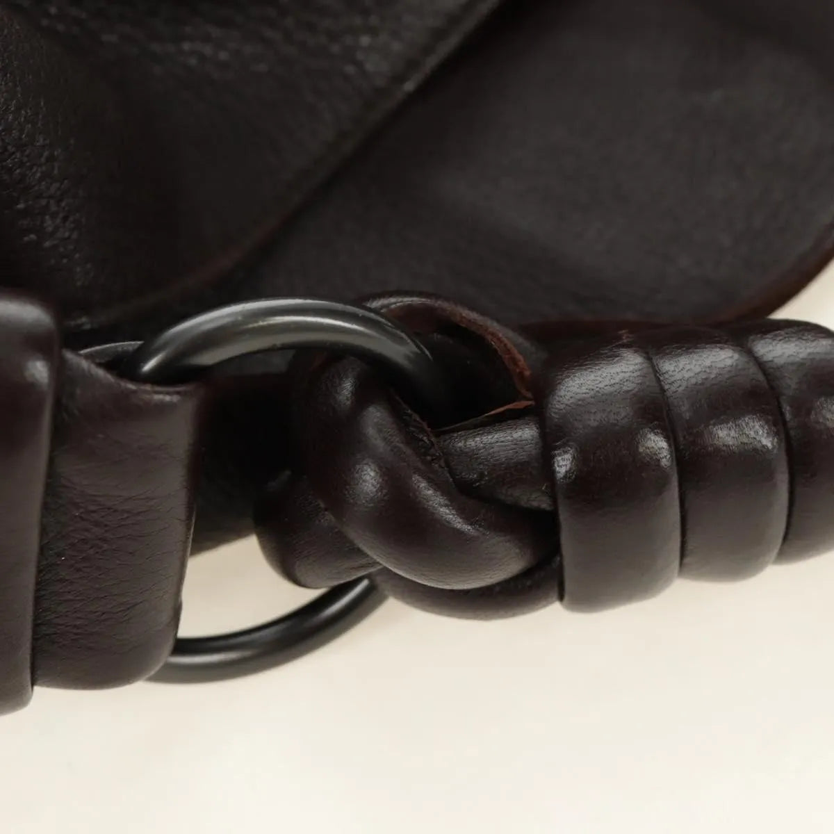 Bottega Veneta Cocker Hobo Leather Brown Leather Handbag (Pre-Owned)