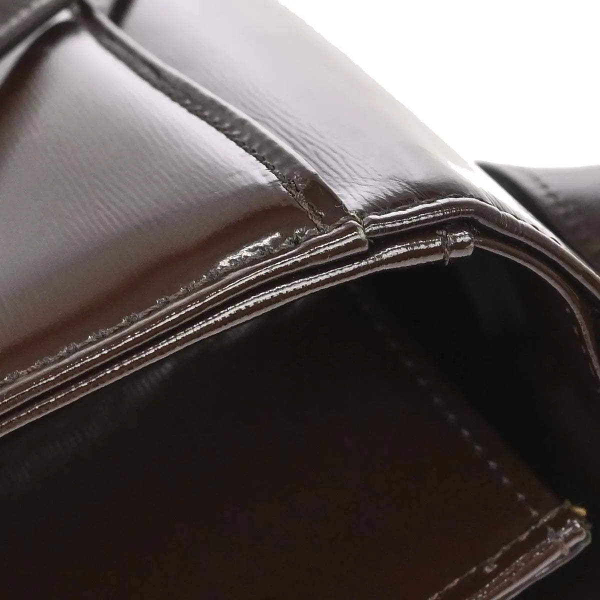 Saint Laurent Vintage Leather Brown Leather Shoulder Bag Bag (Pre-Owned)