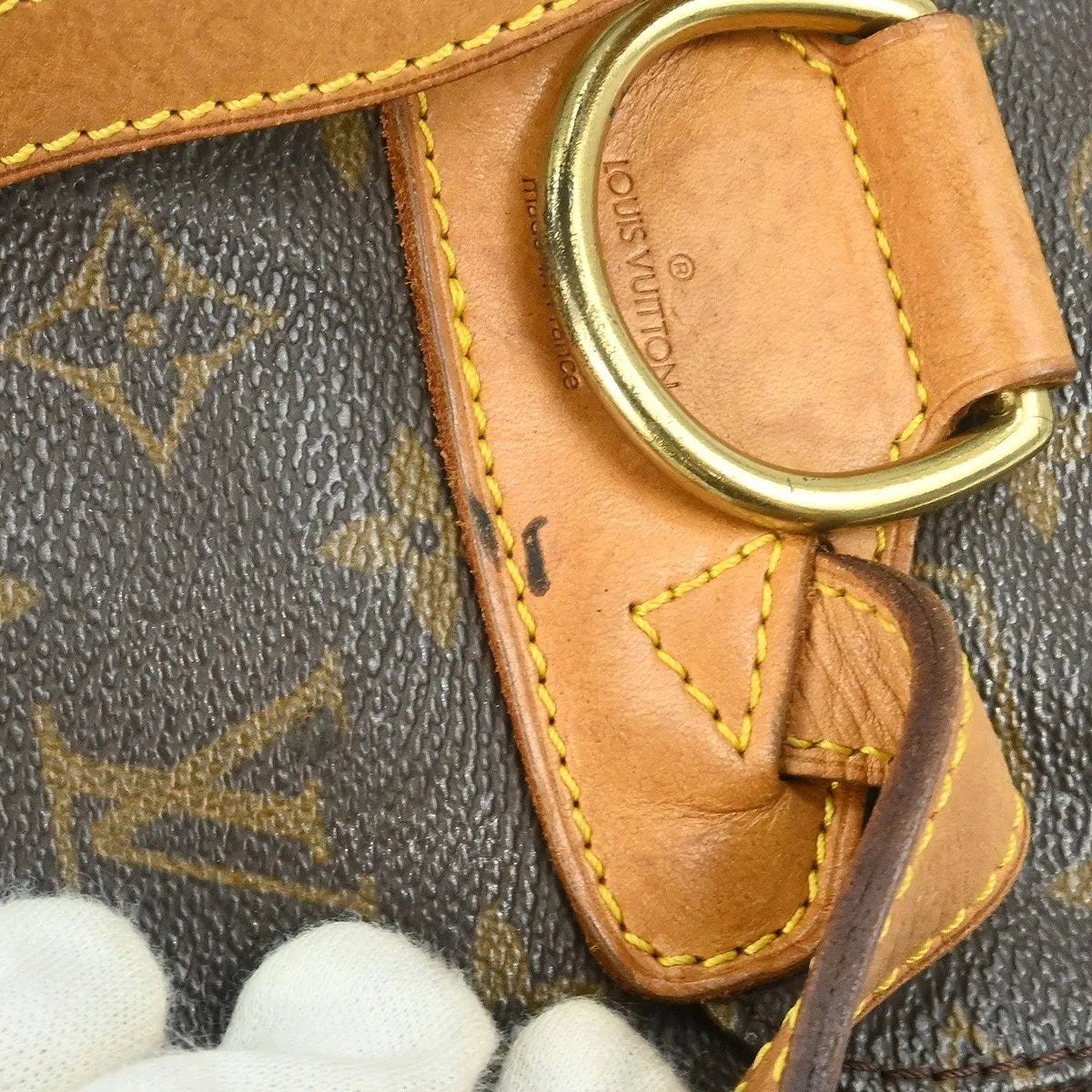 Louis Vuitton Vintage Montsouris Monogram Canvas Brown Canvas Backpack Bag (Pre-Owned)