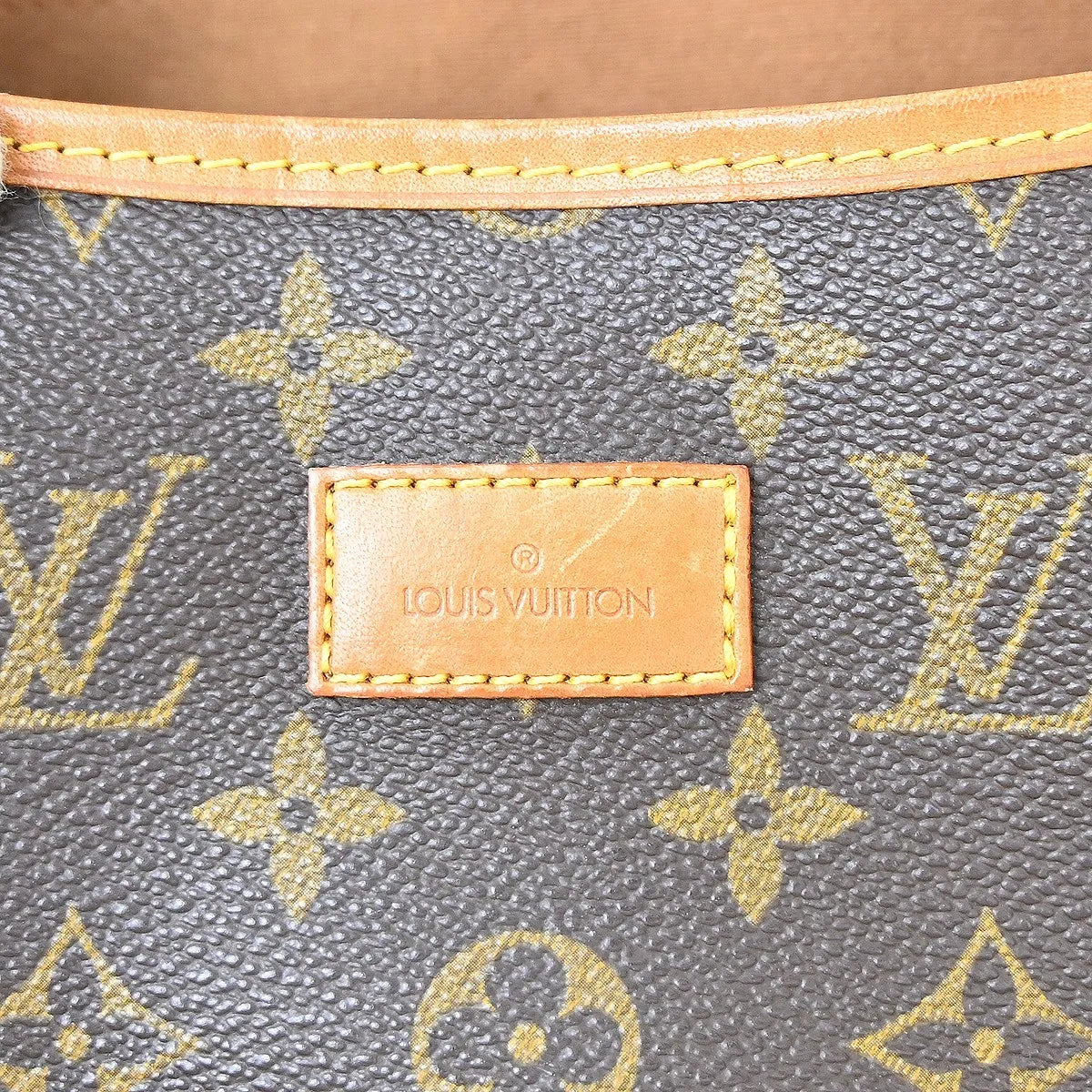 Louis Vuitton Saumur Monogram Canvas Brown Canvas Shoulder Bag Bag (Pre-Owned)