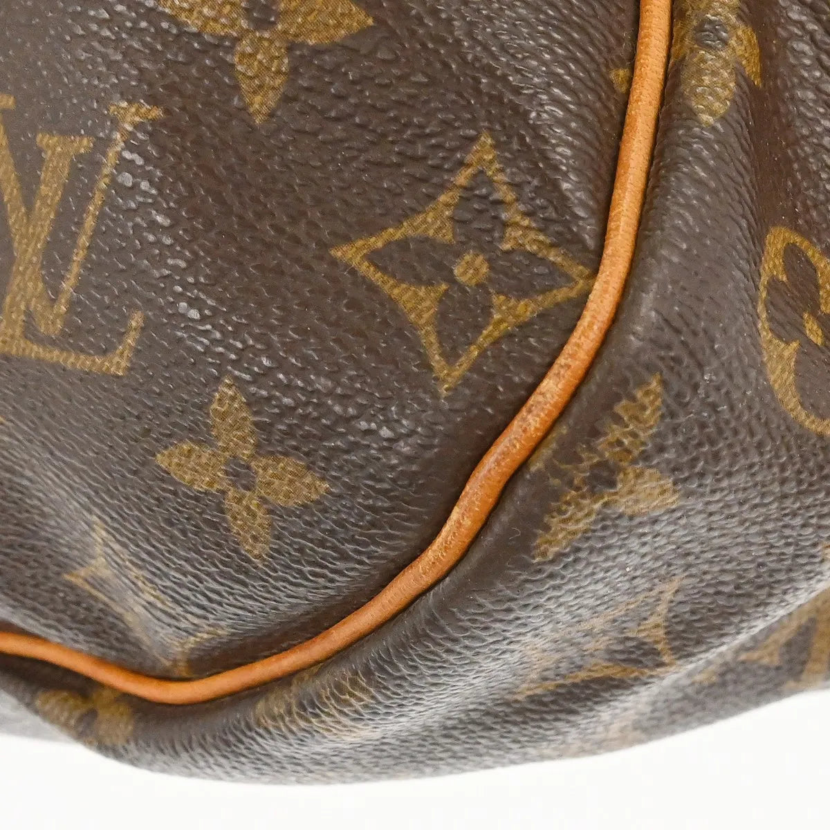 Louis Vuitton Saumur Monogram Canvas Brown Canvas Shoulder Bag Bag (Pre-Owned)