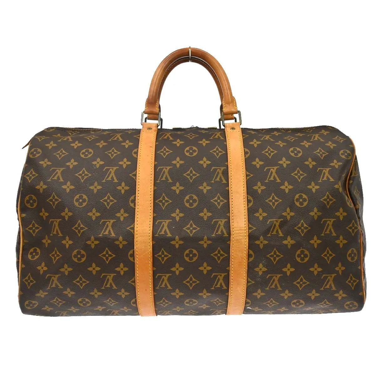 Louis Vuitton Keepall Monogram Canvas Brown Canvas Travel Bag Bag (Pre-Owned)