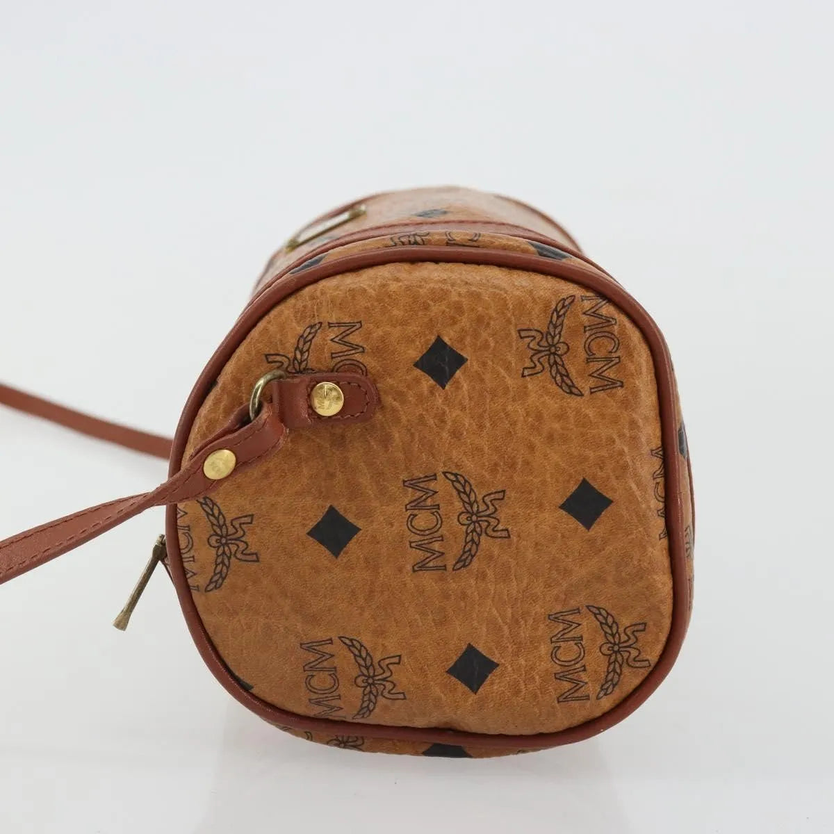 MCM Vintage Vicetos Leather Brown Leather Shoulder Bag Bag (Pre-Owned)