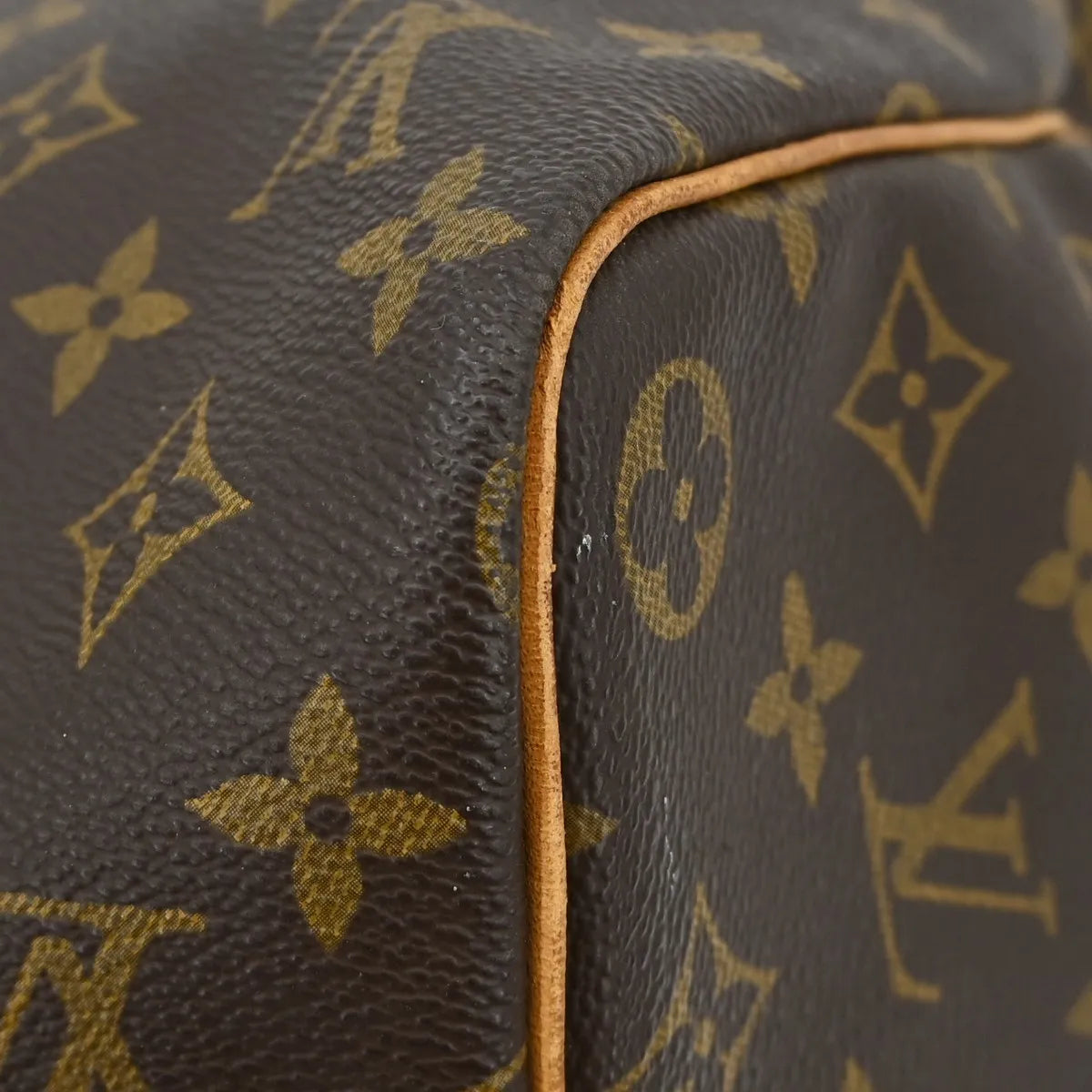 Louis Vuitton Keepall Bag Monogram Canvas Brown Canvas Travel Bag Bag (Pre-Owned)