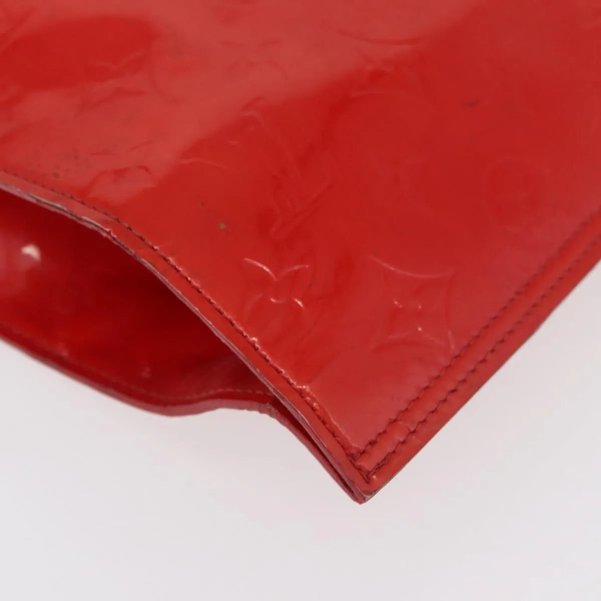 Louis Vuitton Stanton Monogram Vernis Red Patent_Leather Tote Bag Bag (Pre-Owned)