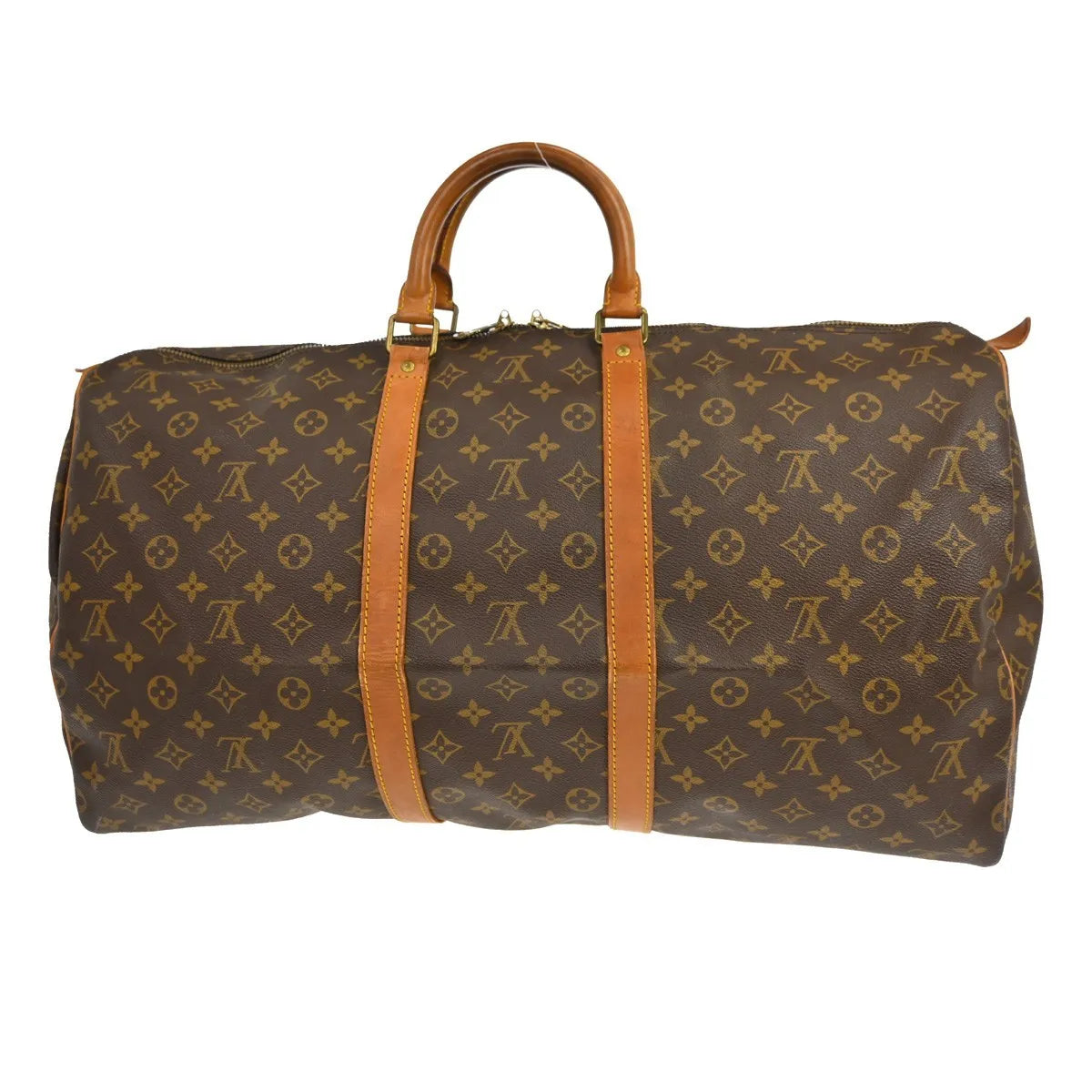 Louis Vuitton Keepall Monogram Canvas Brown Canvas Travel Bag Bag (Pre-Owned)