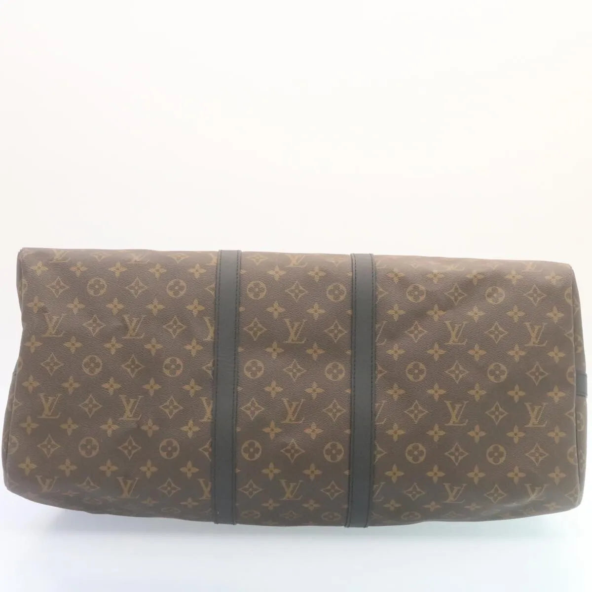 Louis Vuitton Keepall Bandouliere Monogram Canvas Brown Canvas Handbag (Pre-Owned)