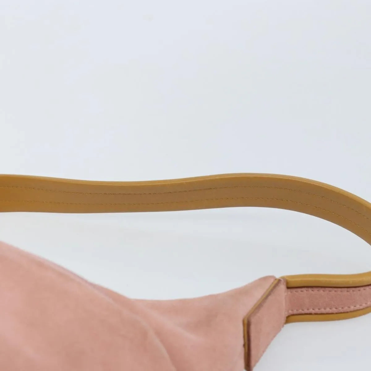 Gucci Vintage Suede Pink Suede Handbag (Pre-Owned)