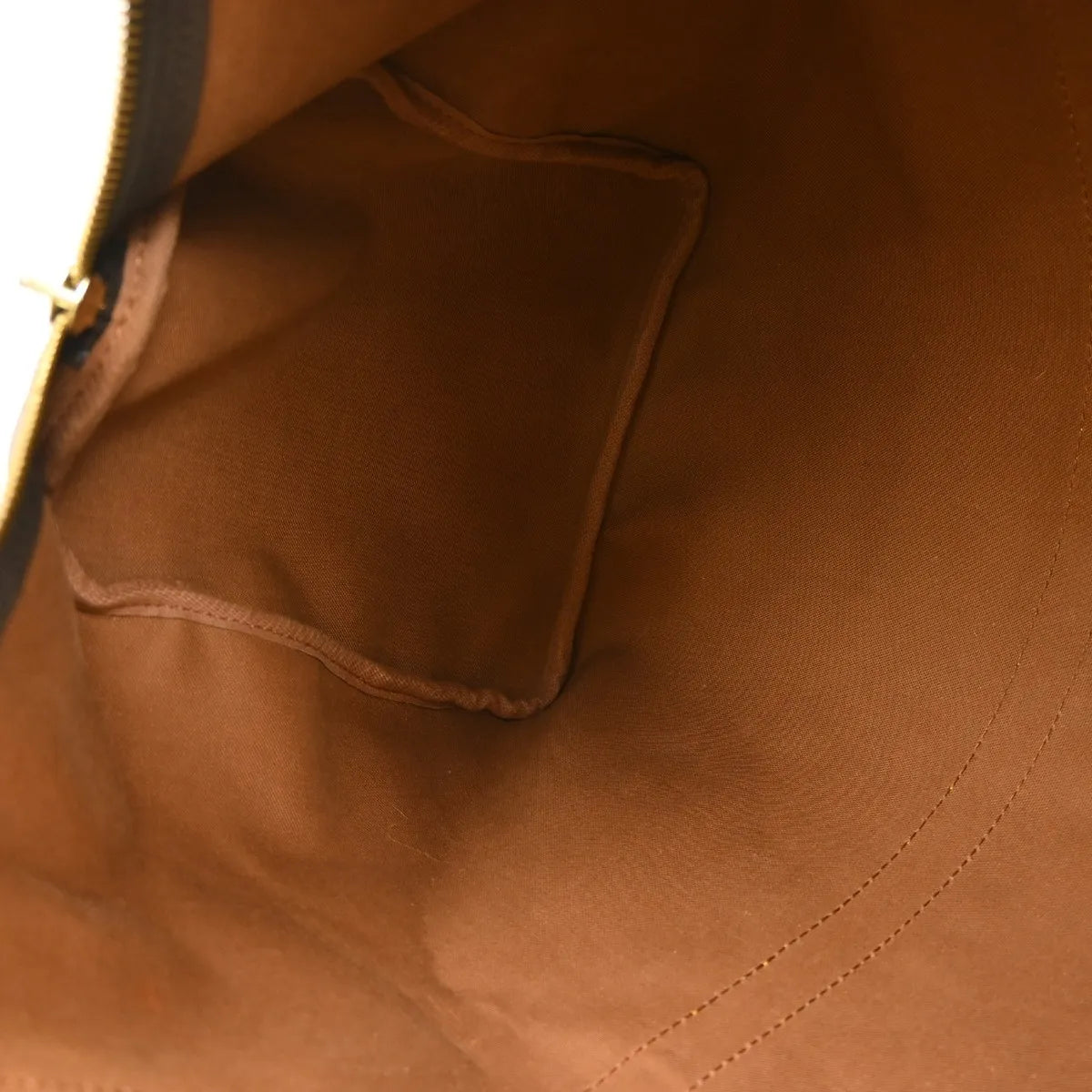 Louis Vuitton Keepall Canvas Brown Canvas Travel Bag Bag (Pre-Owned)