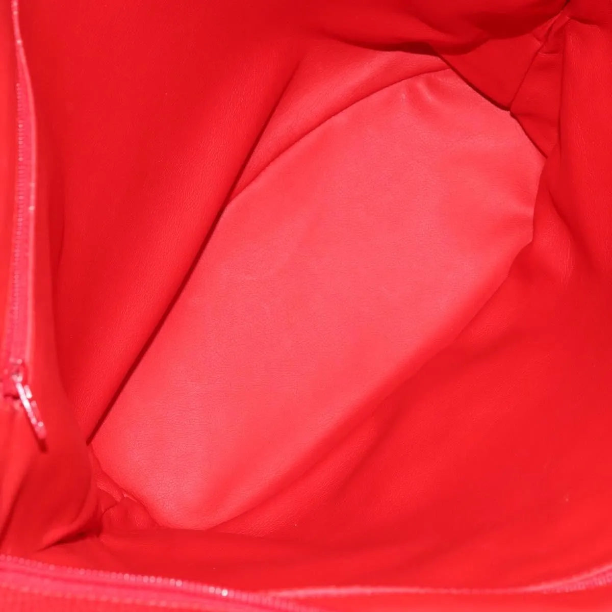 Christian Dior Vintage Tote Leather Red Leather Tote Bag Bag (Pre-Owned)