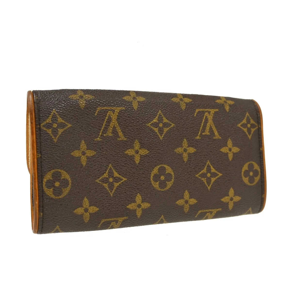 Louis Vuitton Twin Monogram Brown Canvas Clutche & Pouche Bag (Pre-Owned)