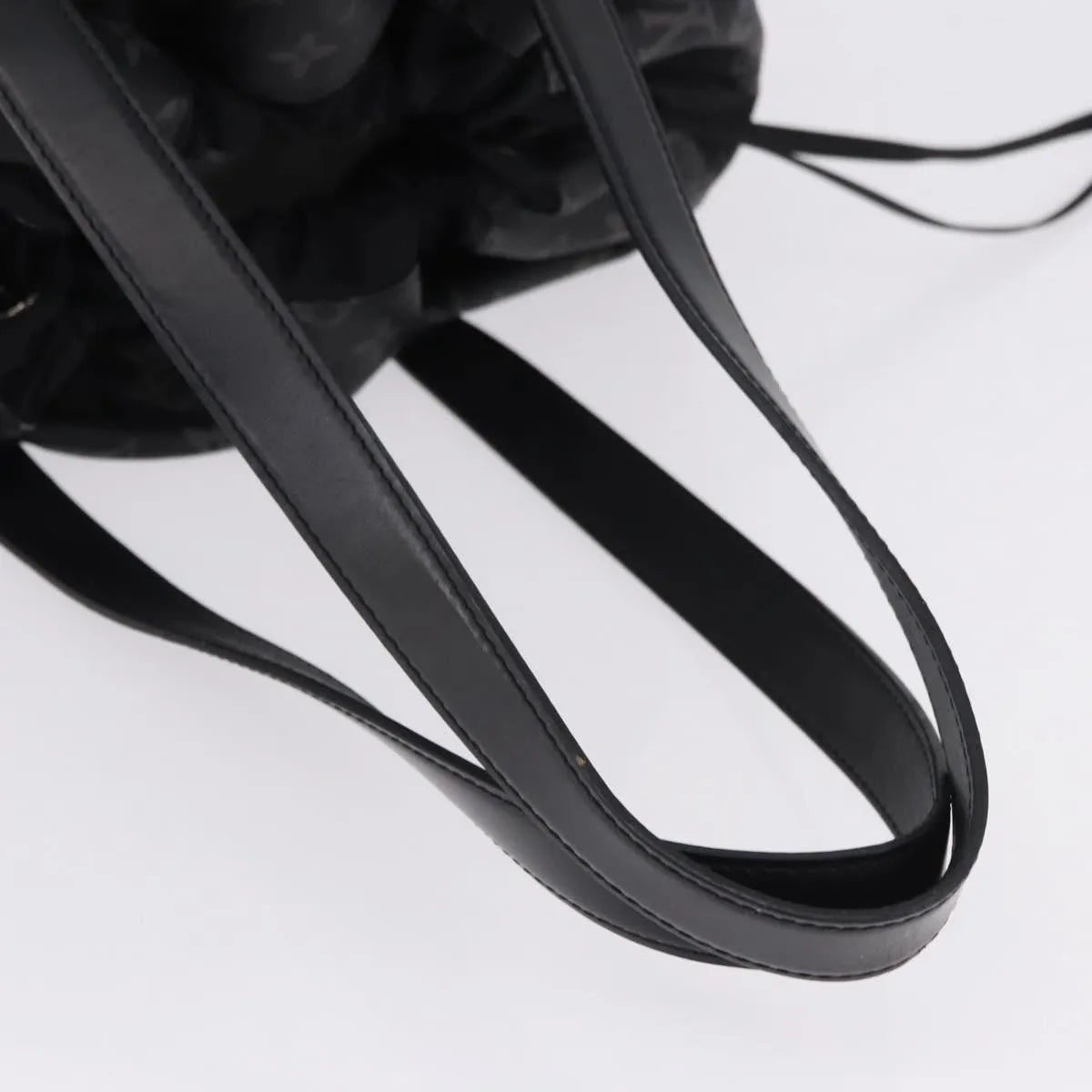 Louis Vuitton Cabas Light Drawstring Monogram Eclipse Canvas Black Canvas Tote Bag Bag (Pre-Owned)