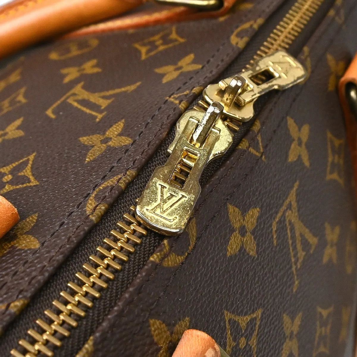 Louis Vuitton Keepall Monogram Brown Canvas Travel Bag Bag (Pre-Owned)