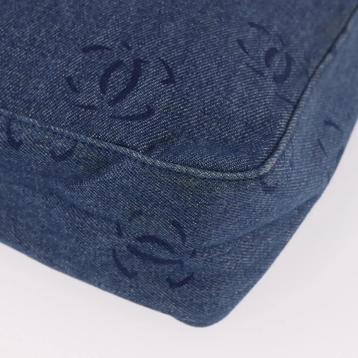 Chanel Cc Shoulder Bag Denim Blue Denim_Jeans Shoulder Bag Bag (Pre-Owned)