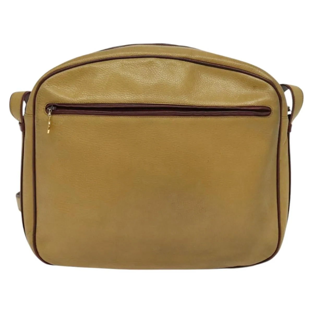 Cartier Tasseled Must De Cartier Leather Yellow Leather Shoulder Bag Bag (Pre-Owned)