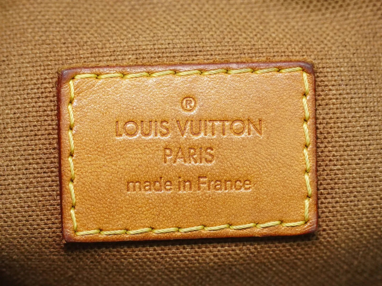 Louis Vuitton Odeon Monogram Canvas Brown Canvas Shoulder Bag Bag (Pre-Owned)