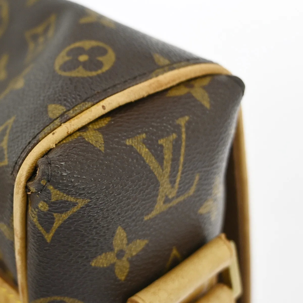 Louis Vuitton Abbesses Messenger Bag Monogram Canvas Brown Canvas Shoulder Bag Bag (Pre-Owned)