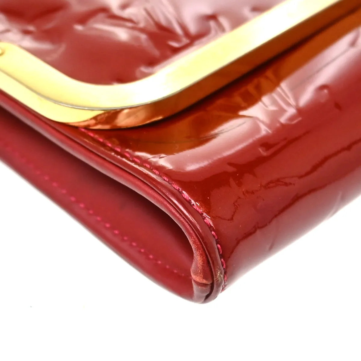 Louis Vuitton Rossmore Handbag Monogram Vernis Red Patent_Leather Shoulder Bag Bag (Pre-Owned)