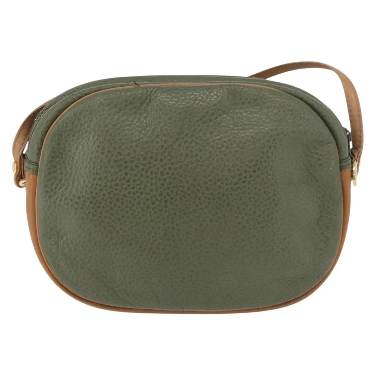 Christian Dior Cd Shoulder Bag Leather Green Leather Shoulder Bag Bag (Pre-Owned)