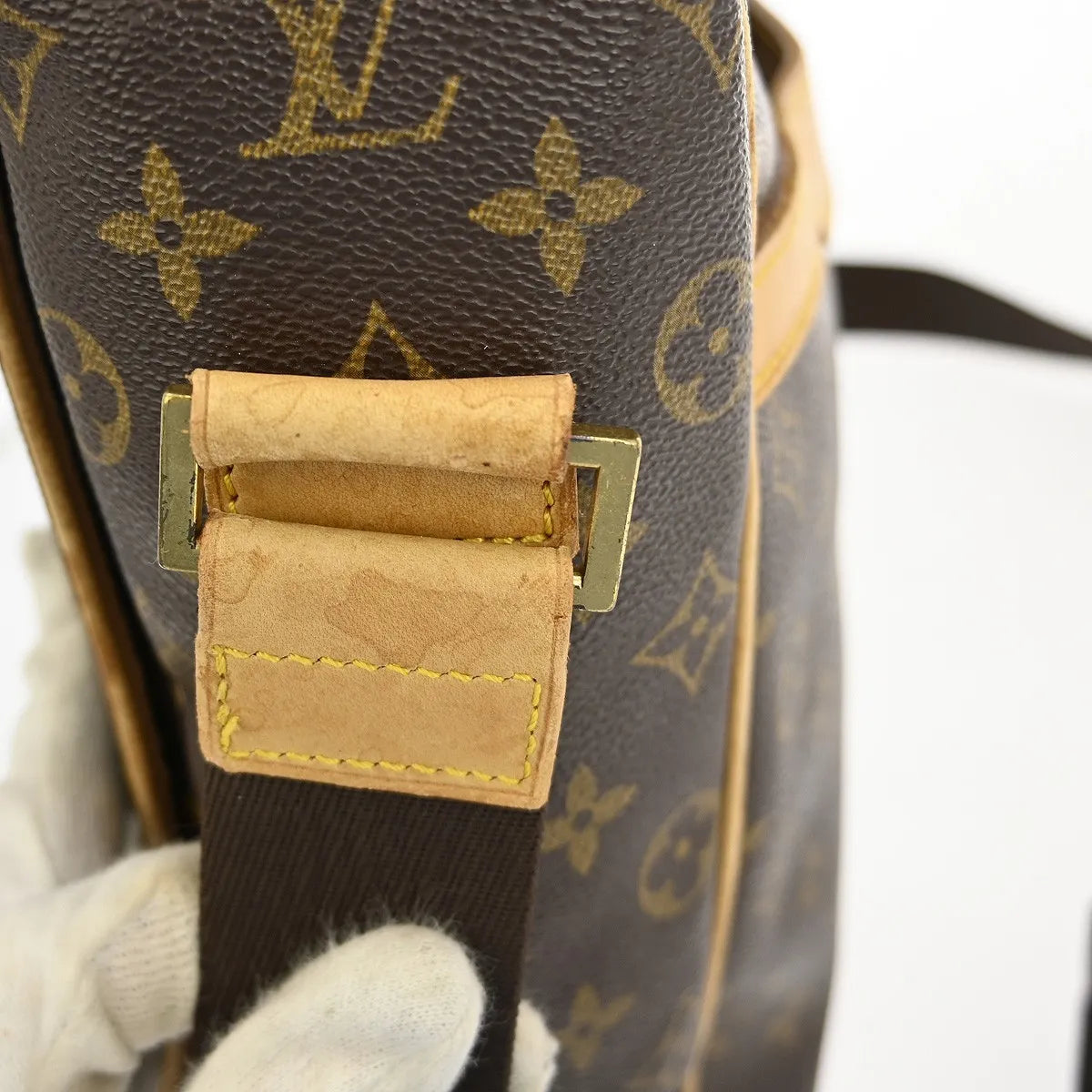 Louis Vuitton Abbesses Messenger Bag Monogram Canvas Brown Canvas Shoulder Bag Bag (Pre-Owned)