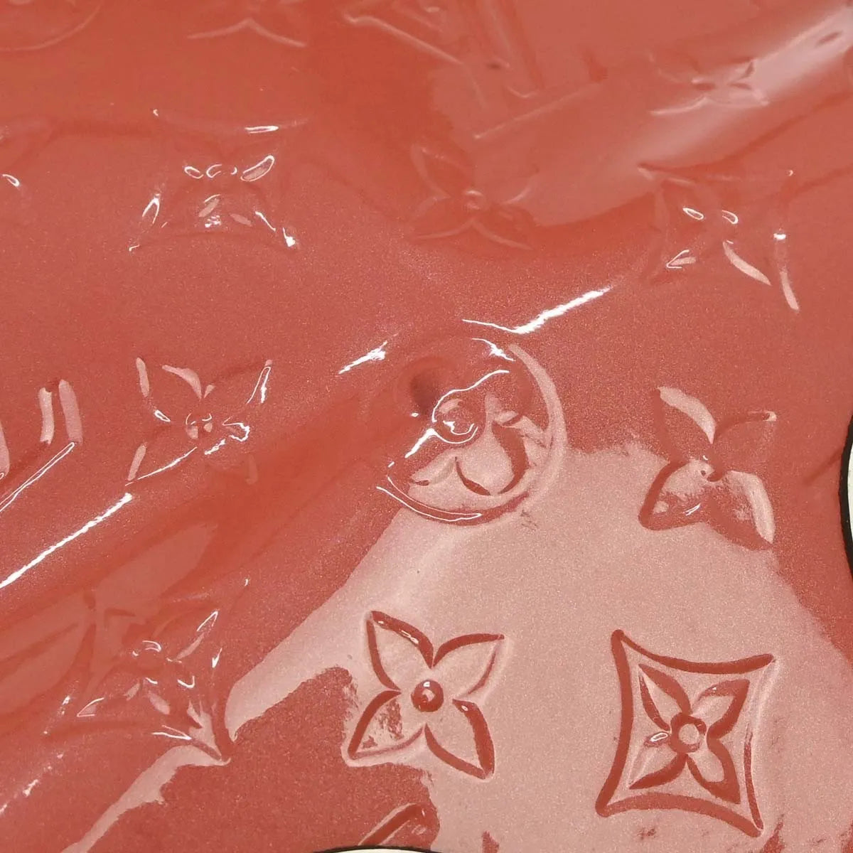 Louis Vuitton Felicie Pochette Limited Edition Valentine Dog Monogram Vernis Pink Patent_Leather Handbag (Pre-Owned)