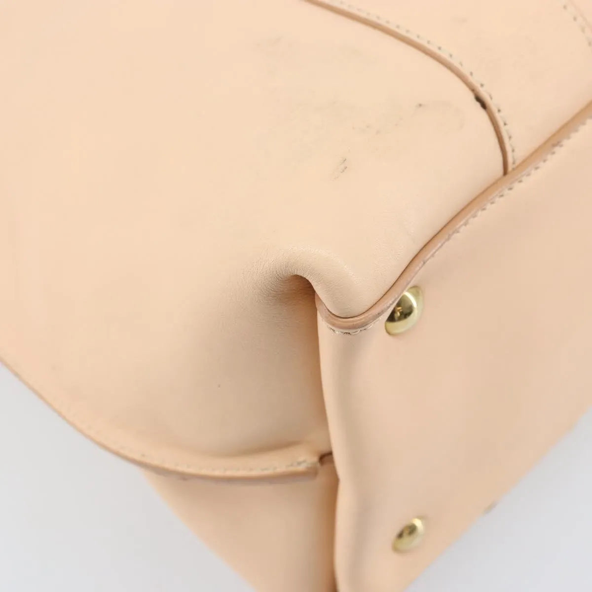 Salvatore Ferragamo Sookie Satchel Leather Pink Leather Handbag (Pre-Owned)