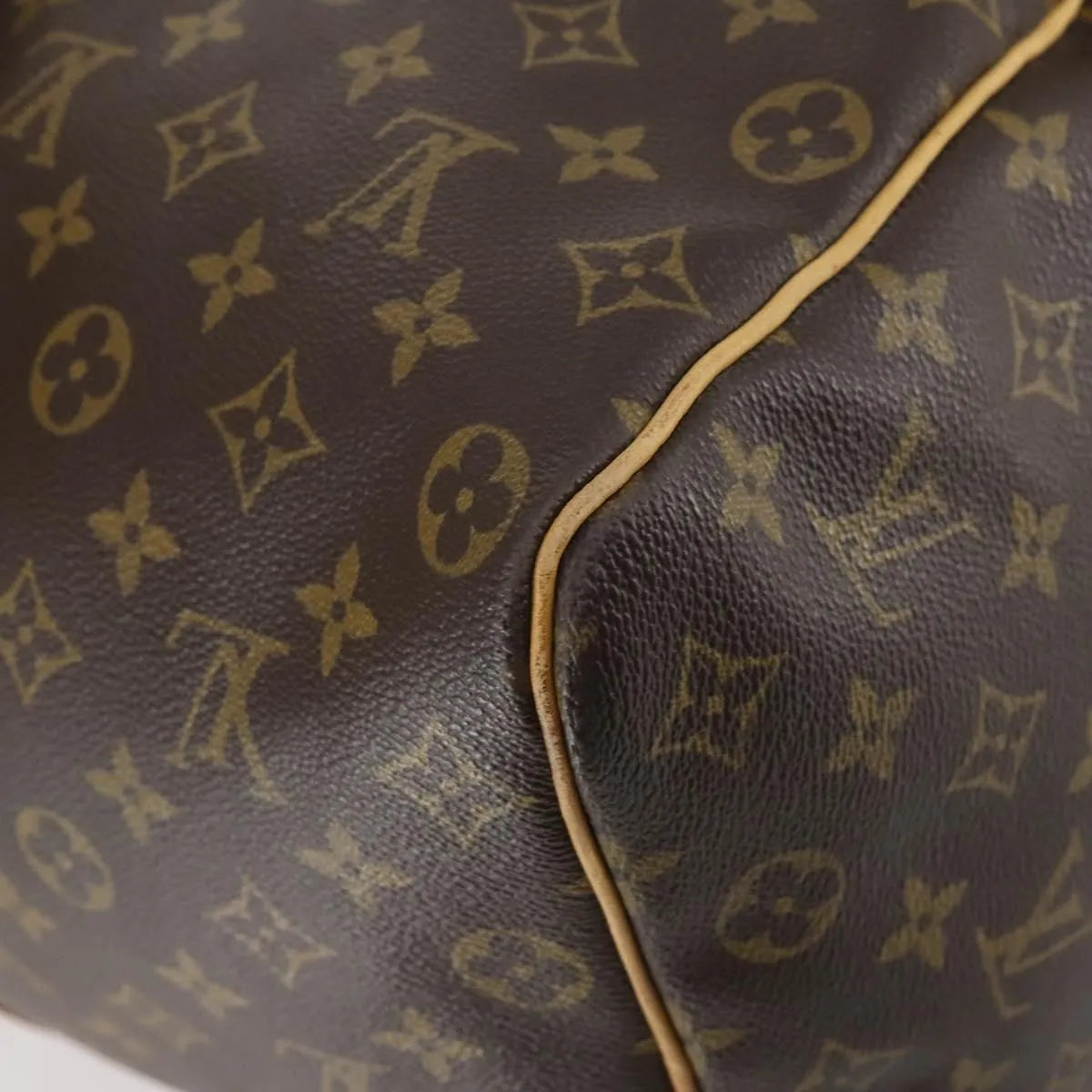 Louis Vuitton Keepall Monogram Canvas Brown Canvas Travel Bag Bag (Pre-Owned)