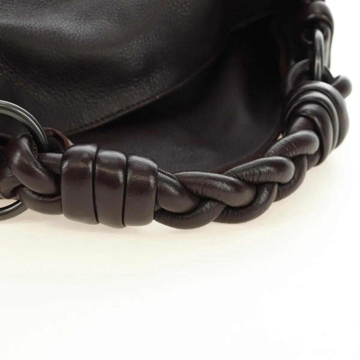 Bottega Veneta Cocker Hobo Leather Brown Leather Handbag (Pre-Owned)