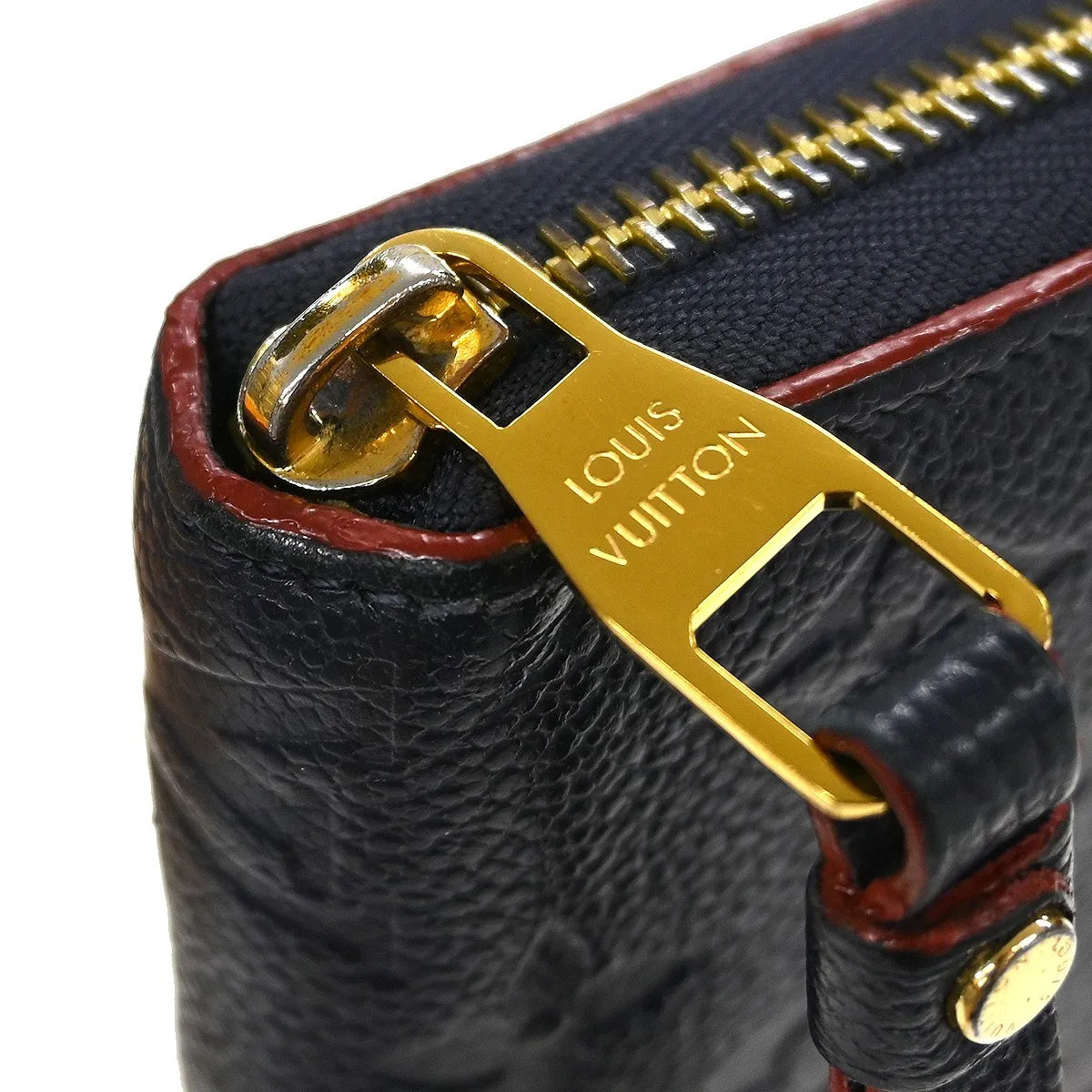 Louis Vuitton Portefeuille Zippy Monogramme Empreinte Monogramme Empreinte Navy Leather Wallets Accessory (Pre-Owned)