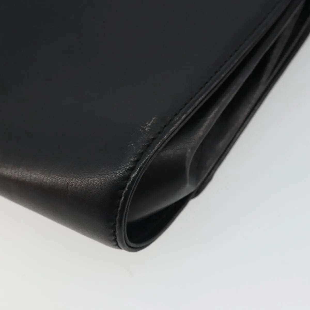 Celine Vintage Horsebit Sling Leather Black Leather Shoulder Bag Bag (Pre-Owned)
