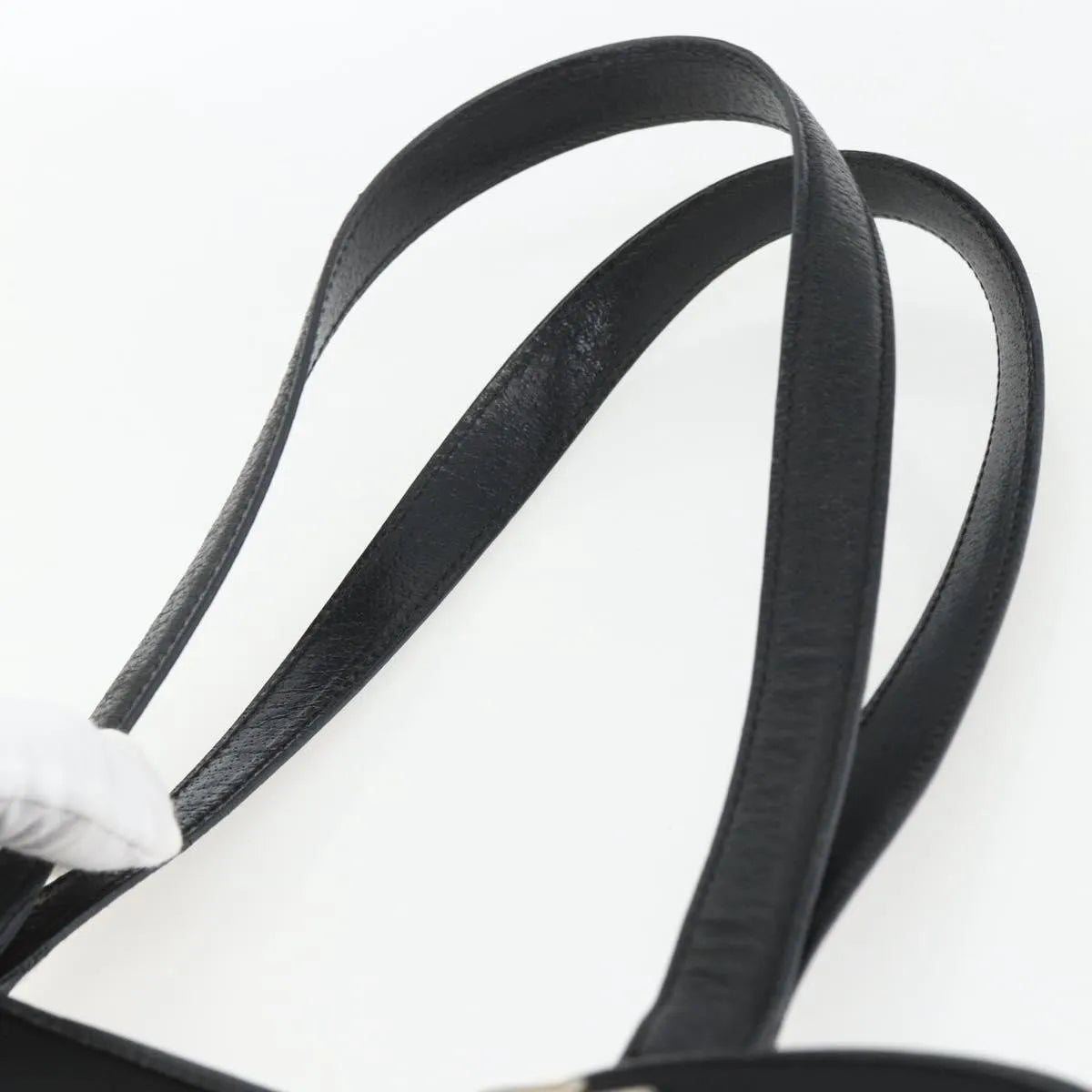 Salvatore Ferragamo Vintage Nylon Black Nylon Tote Bag Bag (Pre-Owned)