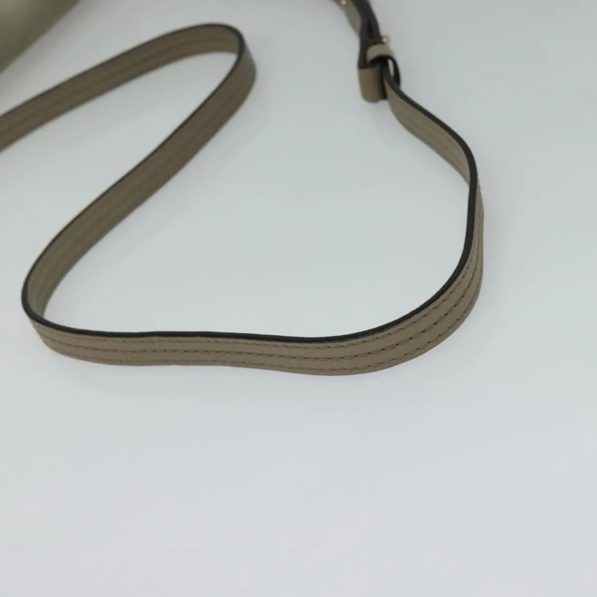 Chloe Faye Shoulder Bag Leather And Suede Gray Suede Shoulder Bag Bag (Pre-Owned)