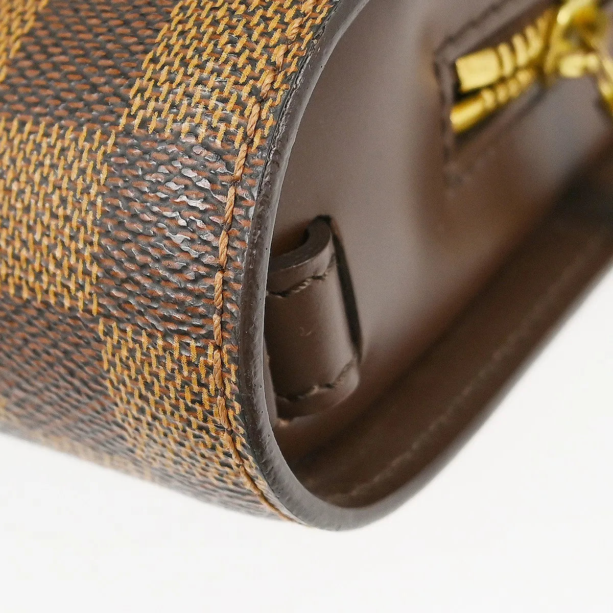 Louis Vuitton Pochette Saint Louis Damier Brown Canvas Clutche & Pouche Bag (Pre-Owned)