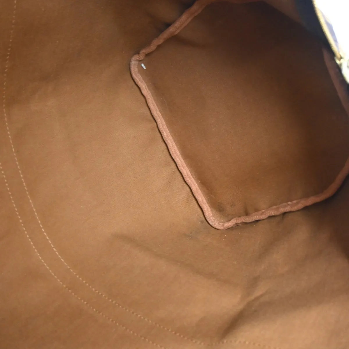 Louis Vuitton Keepall Monogram Brown Canvas Travel Bag Bag (Pre-Owned)