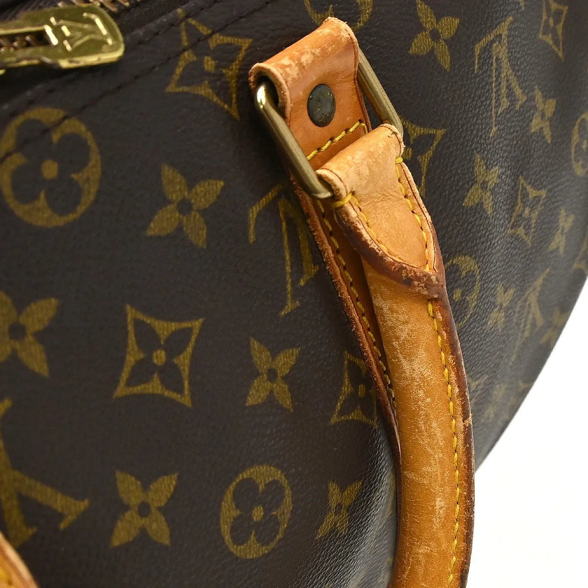 Louis Vuitton Keepall Bag Monogram Canvas Brown Canvas Travel Bag Bag (Pre-Owned)