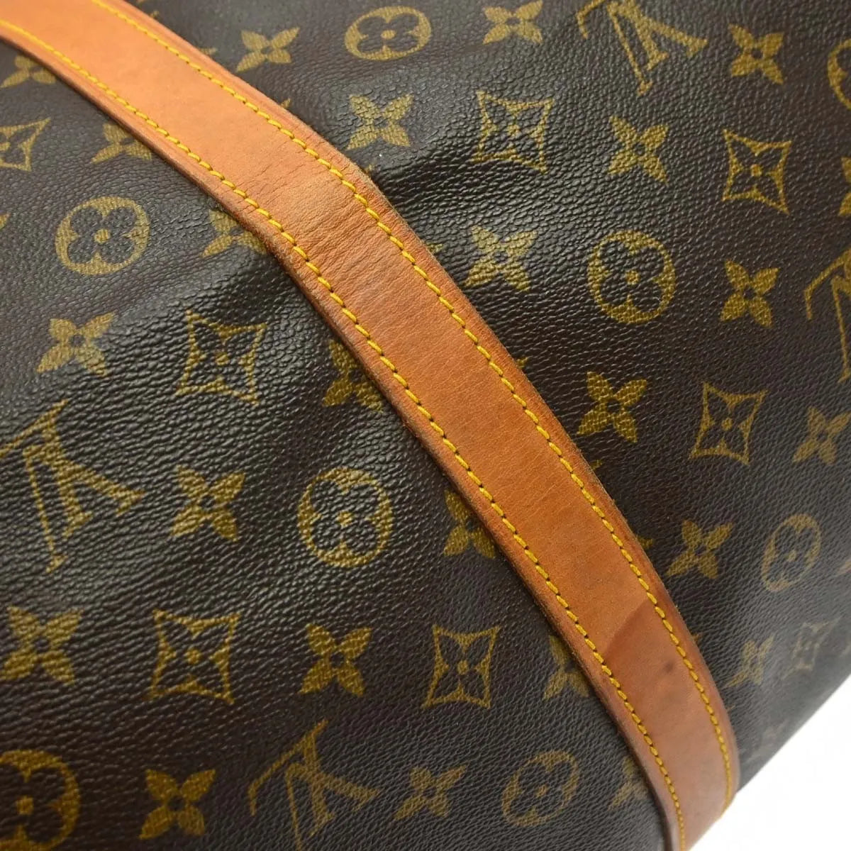 Louis Vuitton Keepall Monogram Canvas Brown Canvas Travel Bag Bag (Pre-Owned)