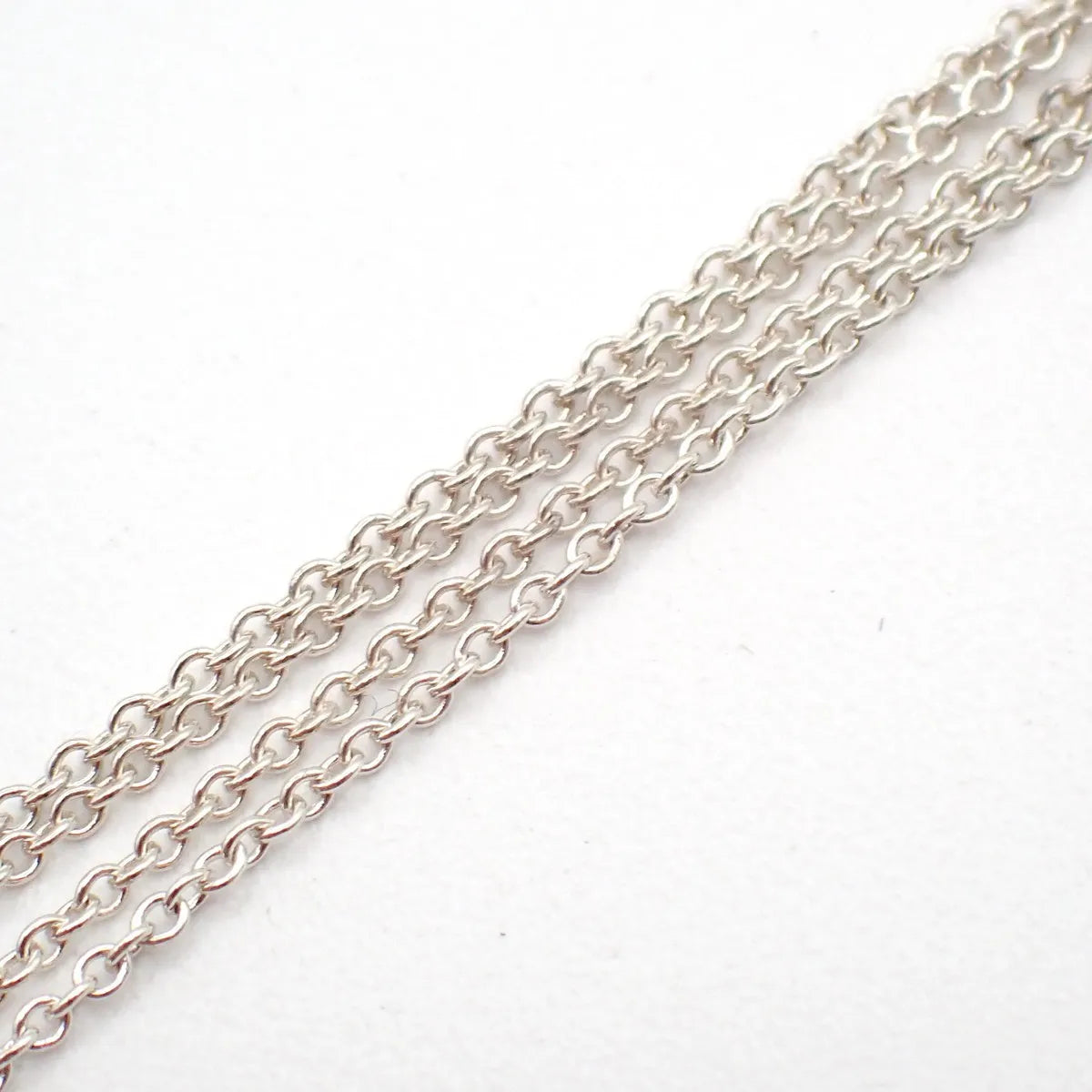 Tiffany & Co. Elsa Peretti Open Heart Pendant Sterling Silver Silver Silver Necklace Jewelry (Pre-Owned)