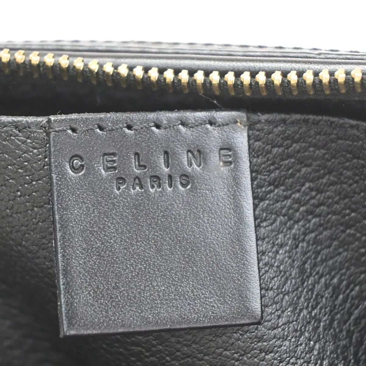 Celine Vintage Toiletry Macadam Coated Canvas Brown Canvas Clutche & Pouche Bag (Pre-Owned)