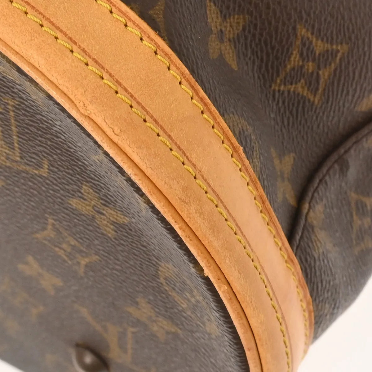 Louis Vuitton Bucket Monogram Canvas Brown Canvas Tote Bag Bag (Pre-Owned)