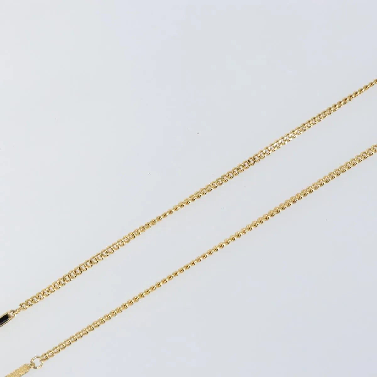 Givenchy Logo G Metal Gold Metal Necklace Jewelry (Pre-Owned)