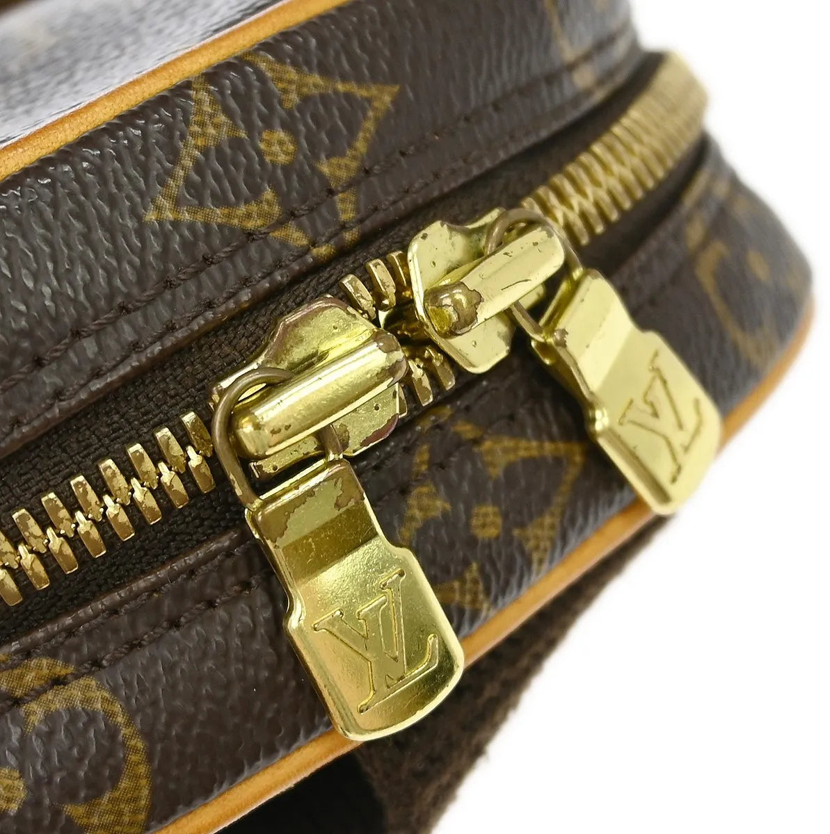 Louis Vuitton Pochette Gange Monogram Canvas Brown Canvas Clutche & Pouche Bag (Pre-Owned)