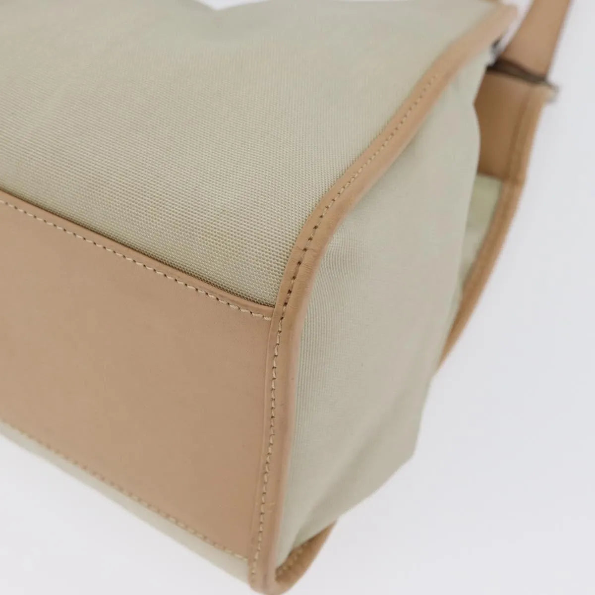 Gucci Jackie Tote Gg Canvas Beige Canvas Handbag (Pre-Owned)