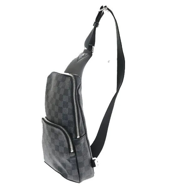 Louis Vuitton Avenue Sling Damier Graphite Gray Canvas Shoulder Bag Bag (Pre-Owned)