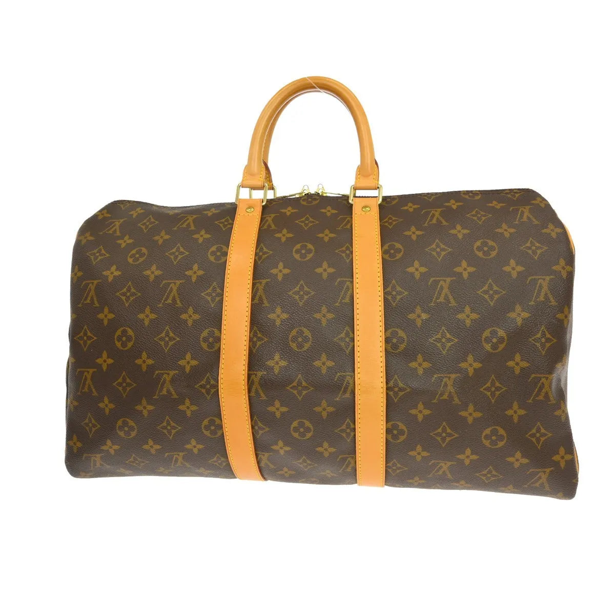 Louis Vuitton Keepall Monogram Canvas Brown Canvas Travel Bag Bag (Pre-Owned)