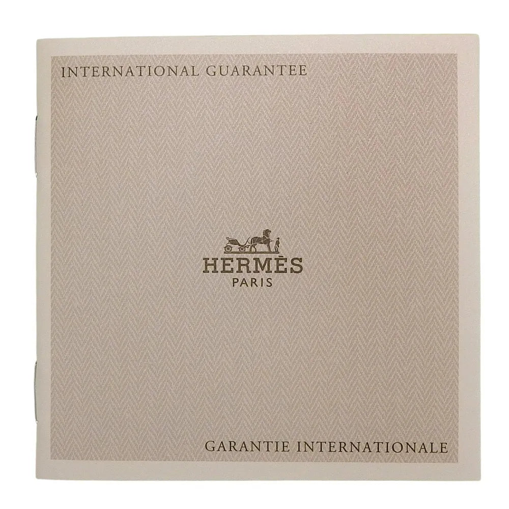 Hermes Belt Quartz Stainless Steel And Leather Watch (Pre-Owned)