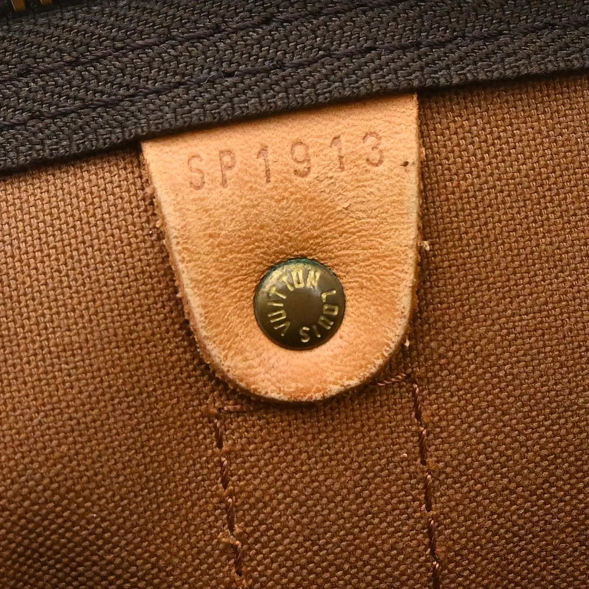 Louis Vuitton Keepall Bag Monogram Canvas Brown Canvas Travel Bag Bag (Pre-Owned)