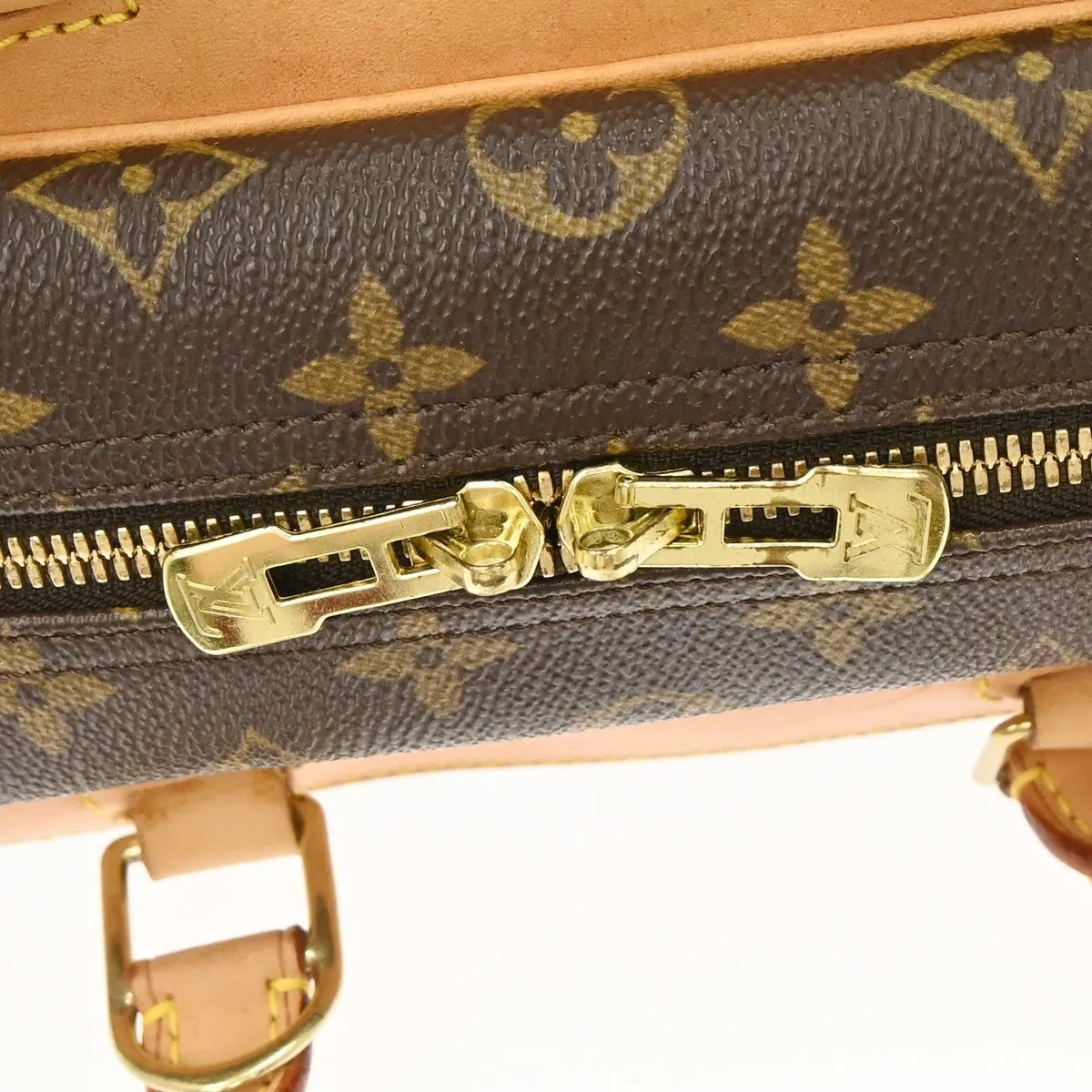 Louis Vuitton Deauville Monogram Canvas Brown Canvas Handbag (Pre-Owned)