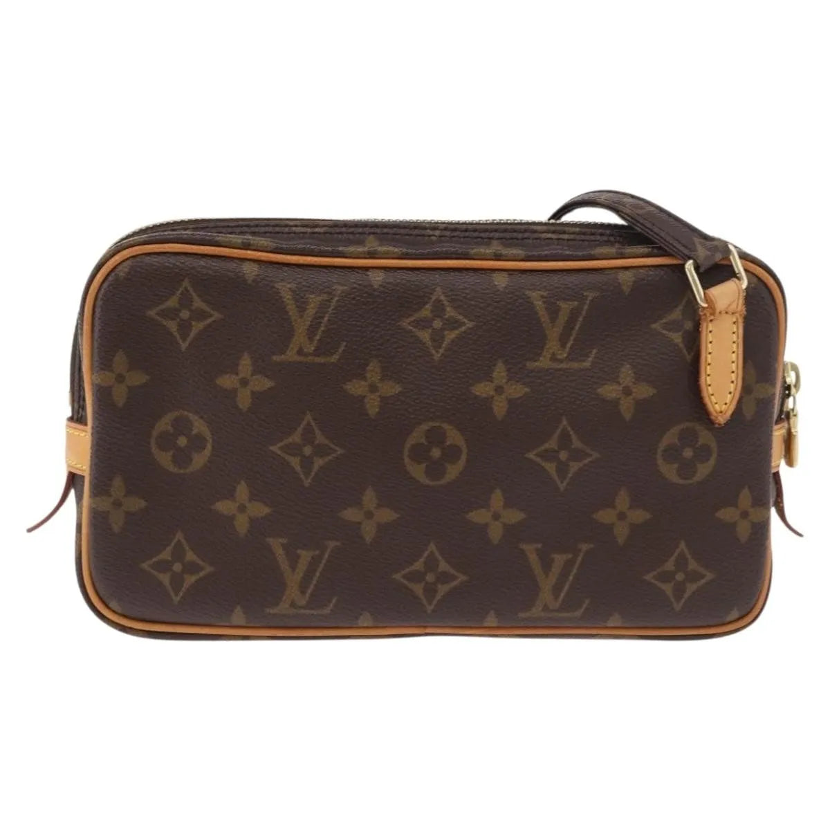 Louis Vuitton Pochette Marly Bandouliere Bag Monogram Canvas Brown Canvas Clutche & Pouche Bag (Pre-Owned)